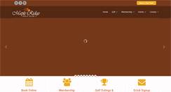 Desktop Screenshot of golfmapleridge.com